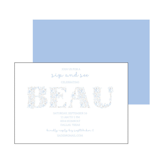 The Essential Market Personalized Party Invitation