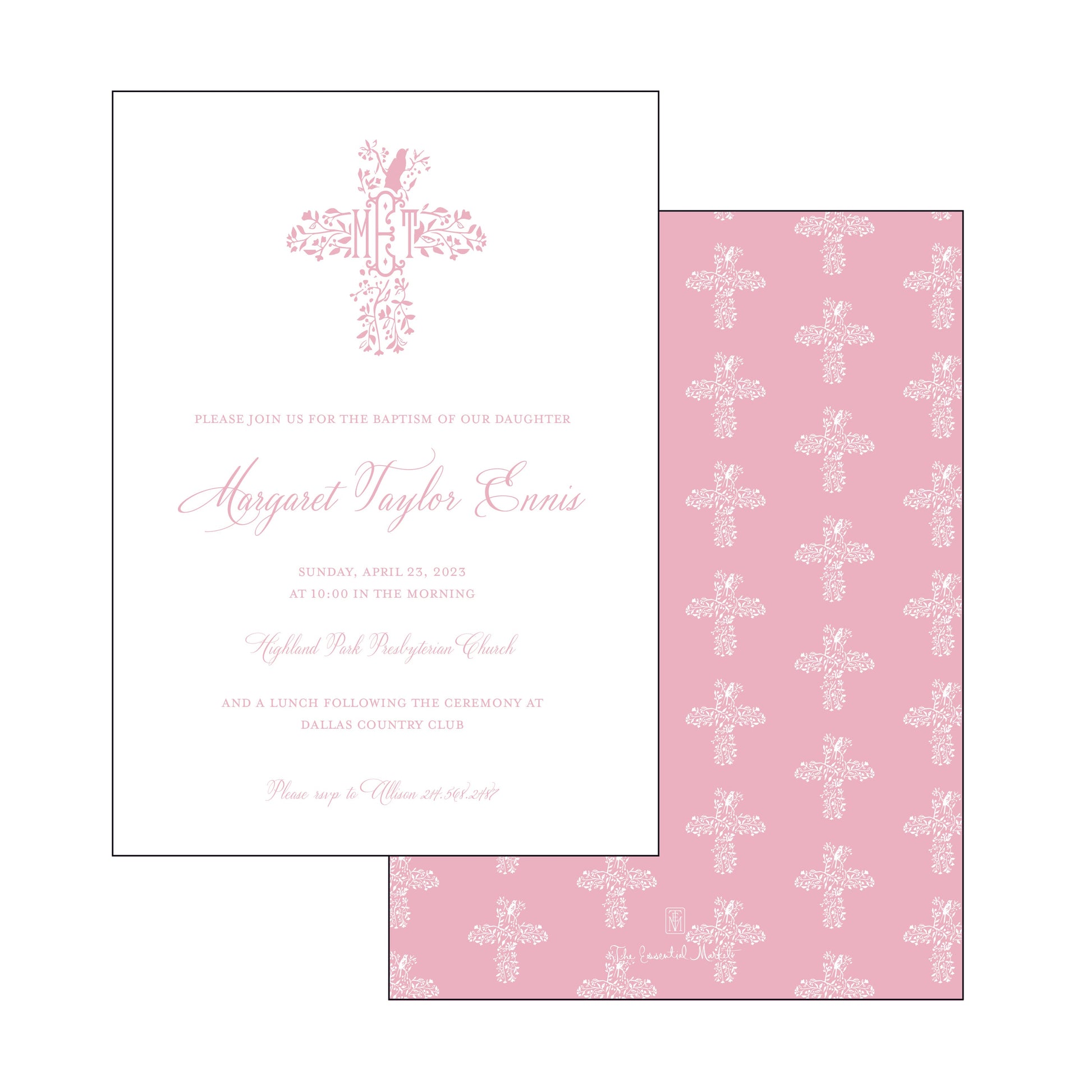 The Essential Market Personalized Party Invitation