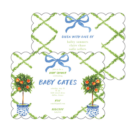The Essential Market Personalized Party Invitation