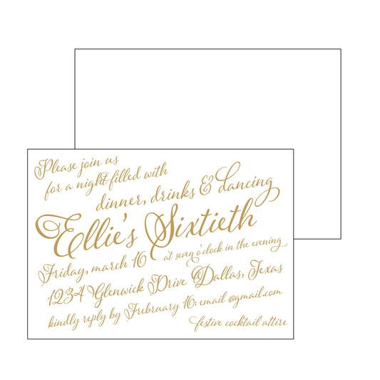 The Essential Market Personalized Party Invitation