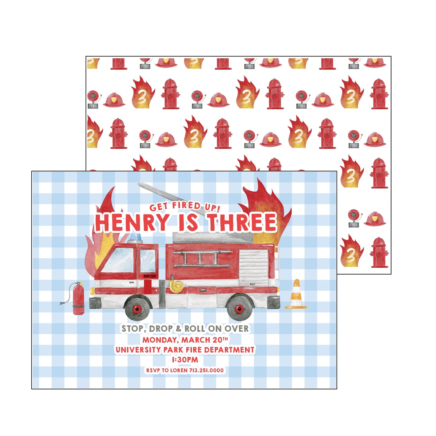 the essential market personalized party invitation
