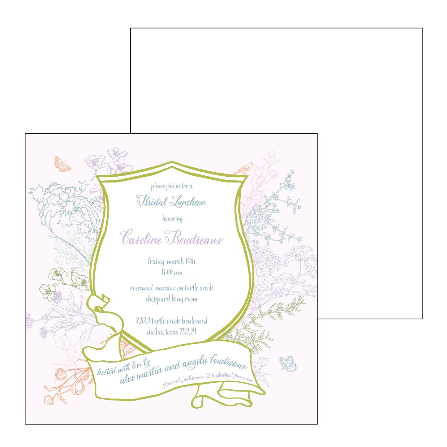 the essential market personalized party invitation