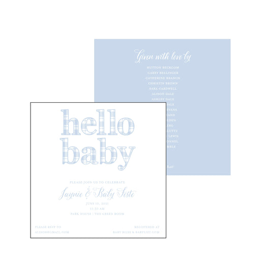 the essential market personalized party invitation