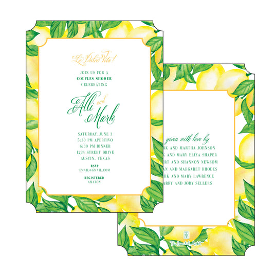 the essential market personalized party invitation