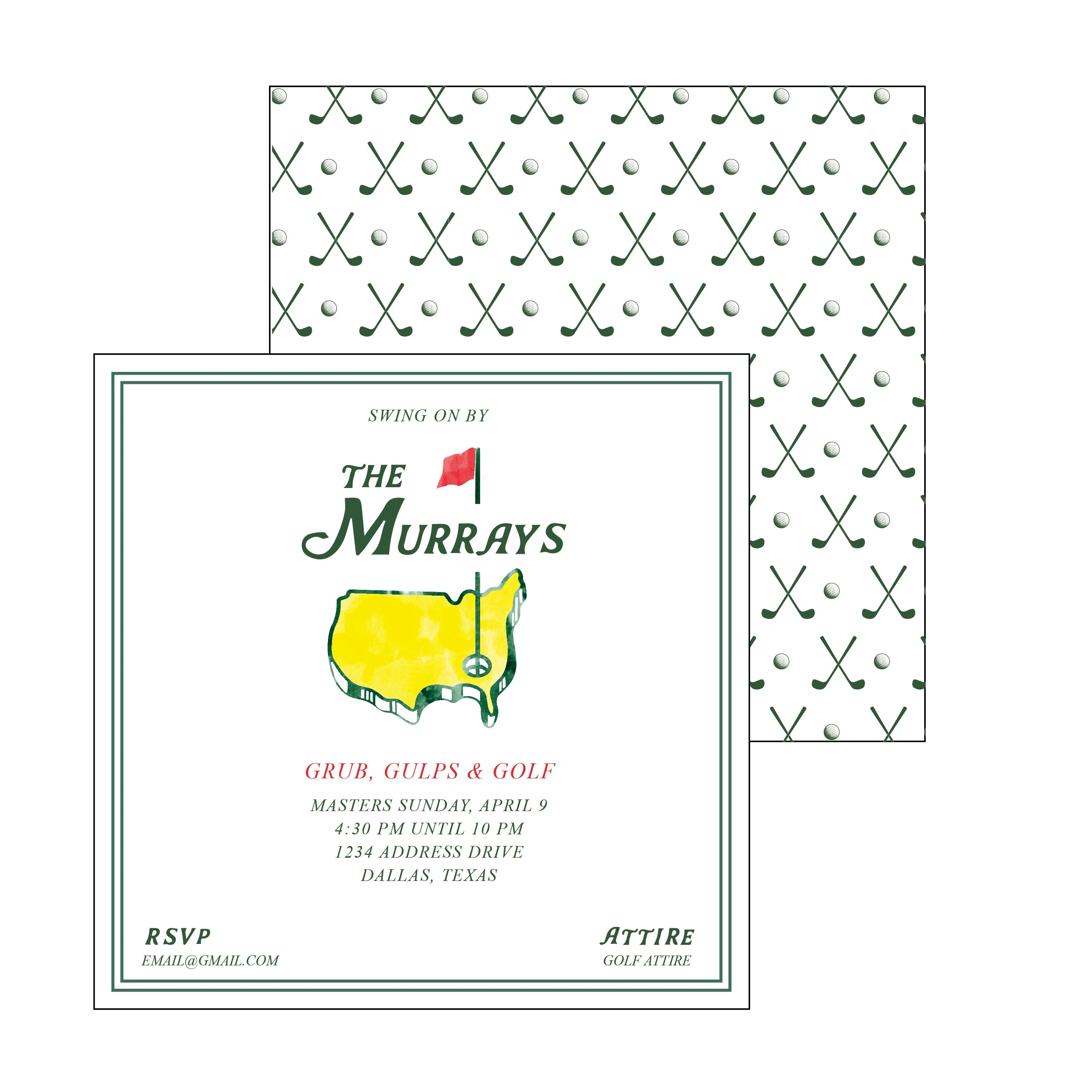 the essential market personalized party invitation