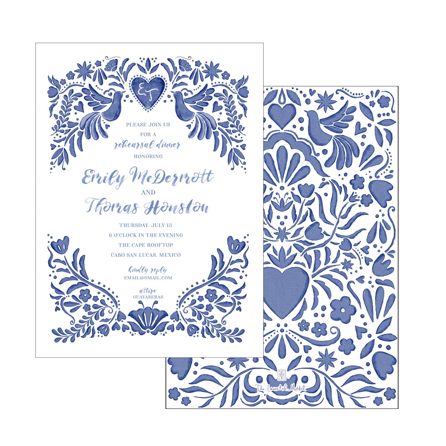 The Essential Market Personalized Party Invitation