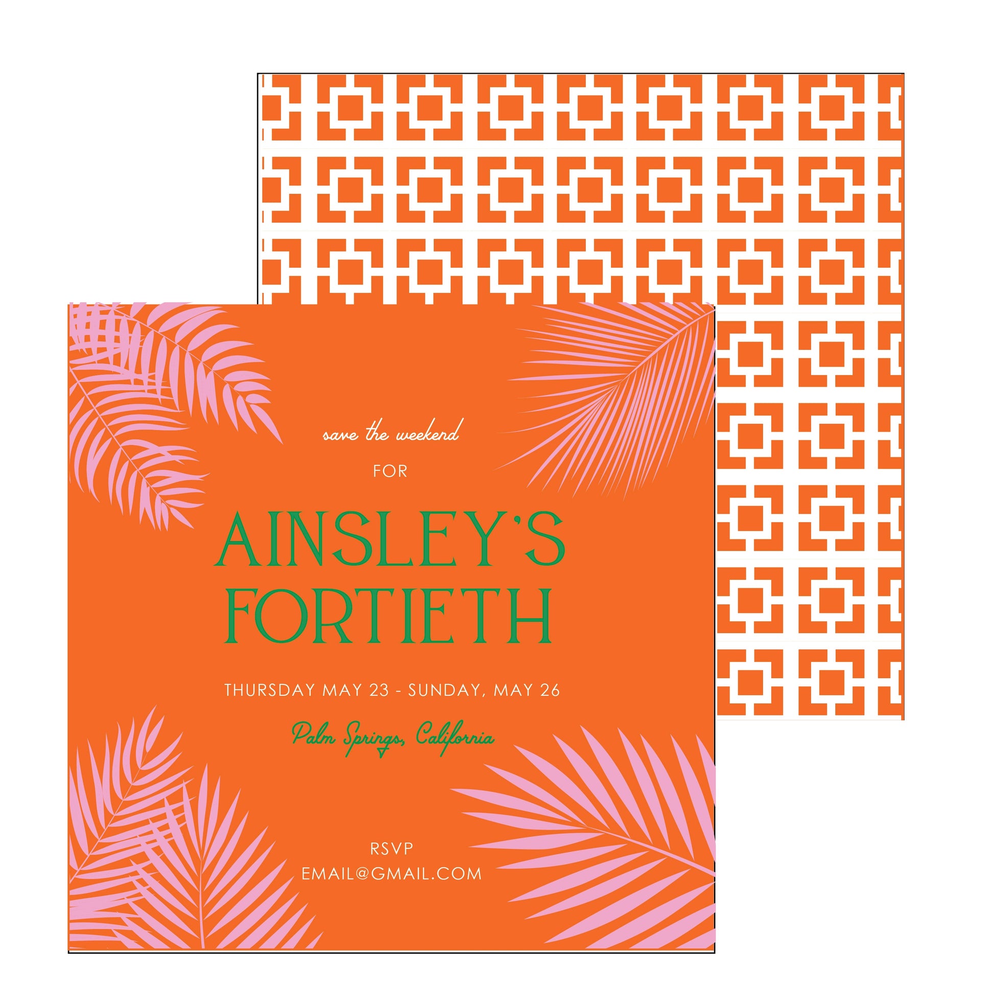 the essential market personalized party invitation