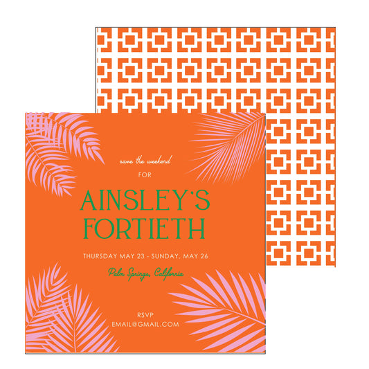 the essential market personalized party invitation