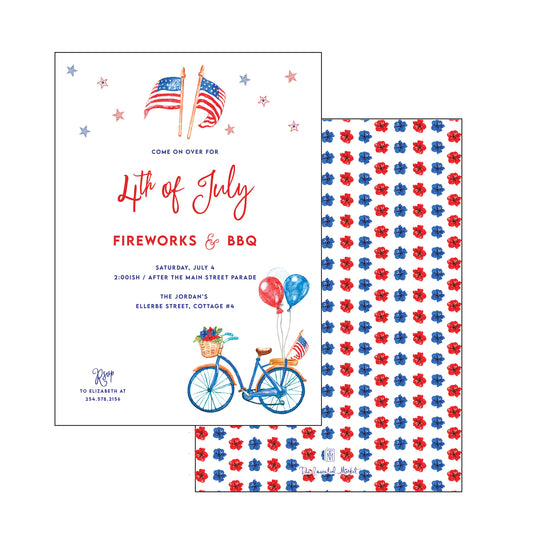 the essential market personalized party invitation