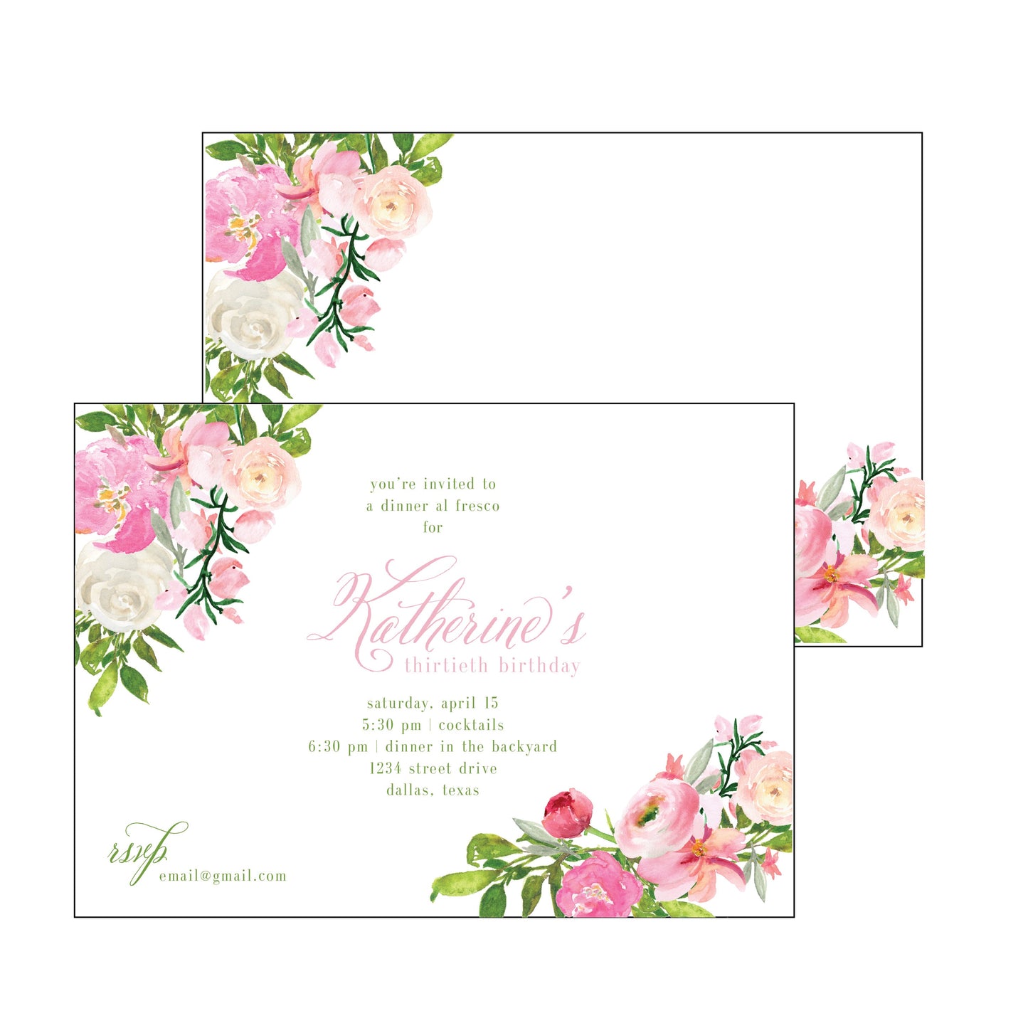 the essential market personalized party invitation