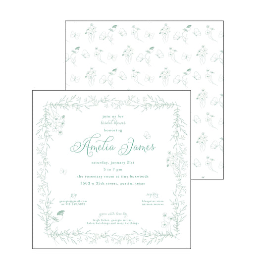 the essential market personalized party invitation