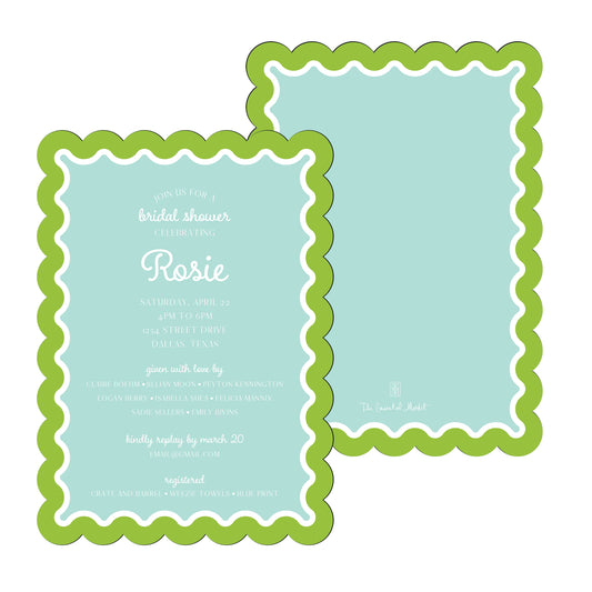 the essential market personalized party invitation