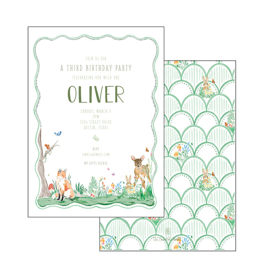 the essential market personalized party invitation