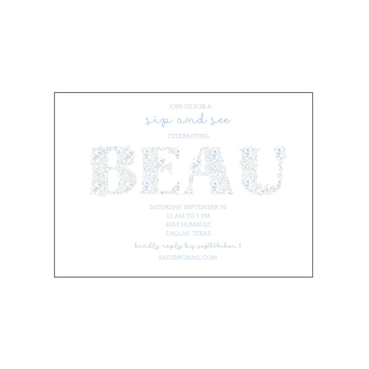 baby bear | invitation | specialty printing