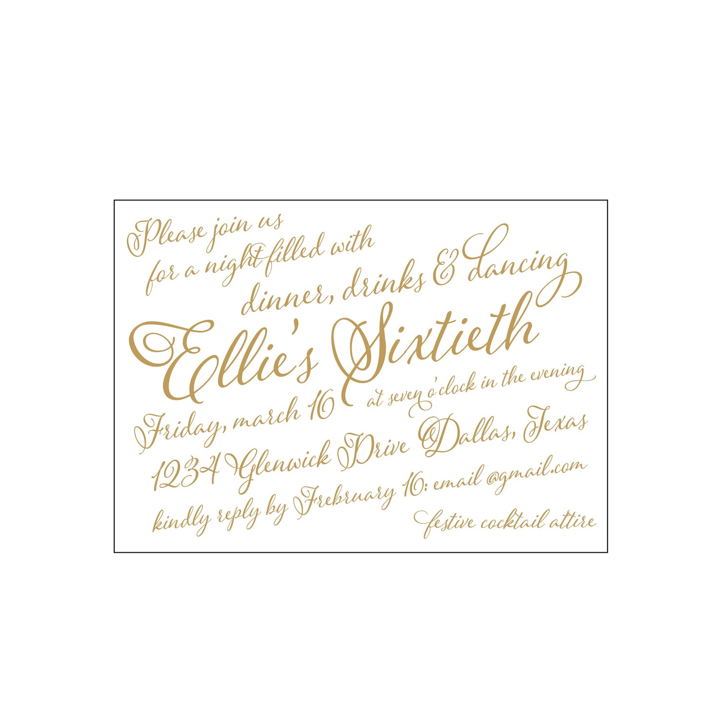 calligraphy | invitation
