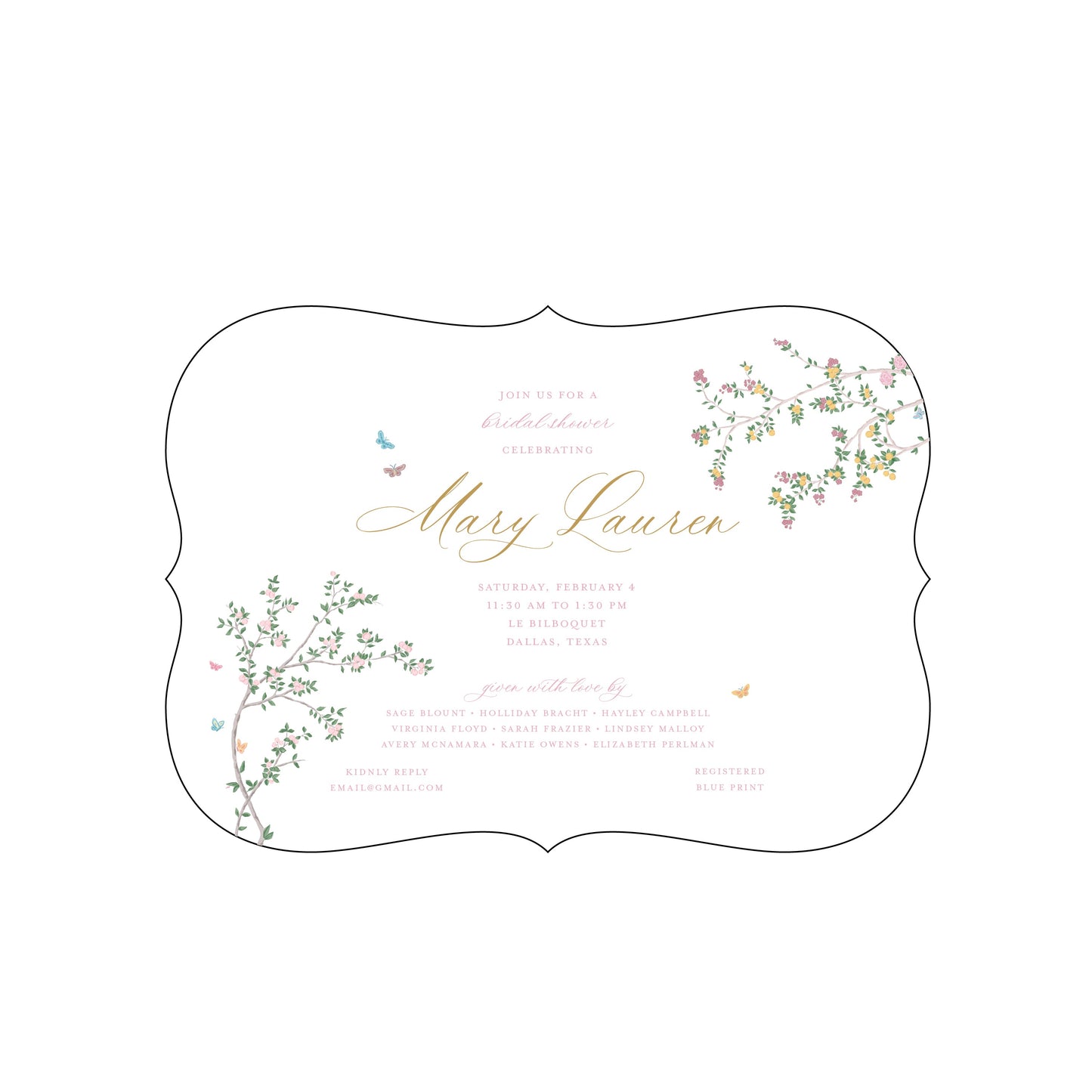 chinoiserie | invitation