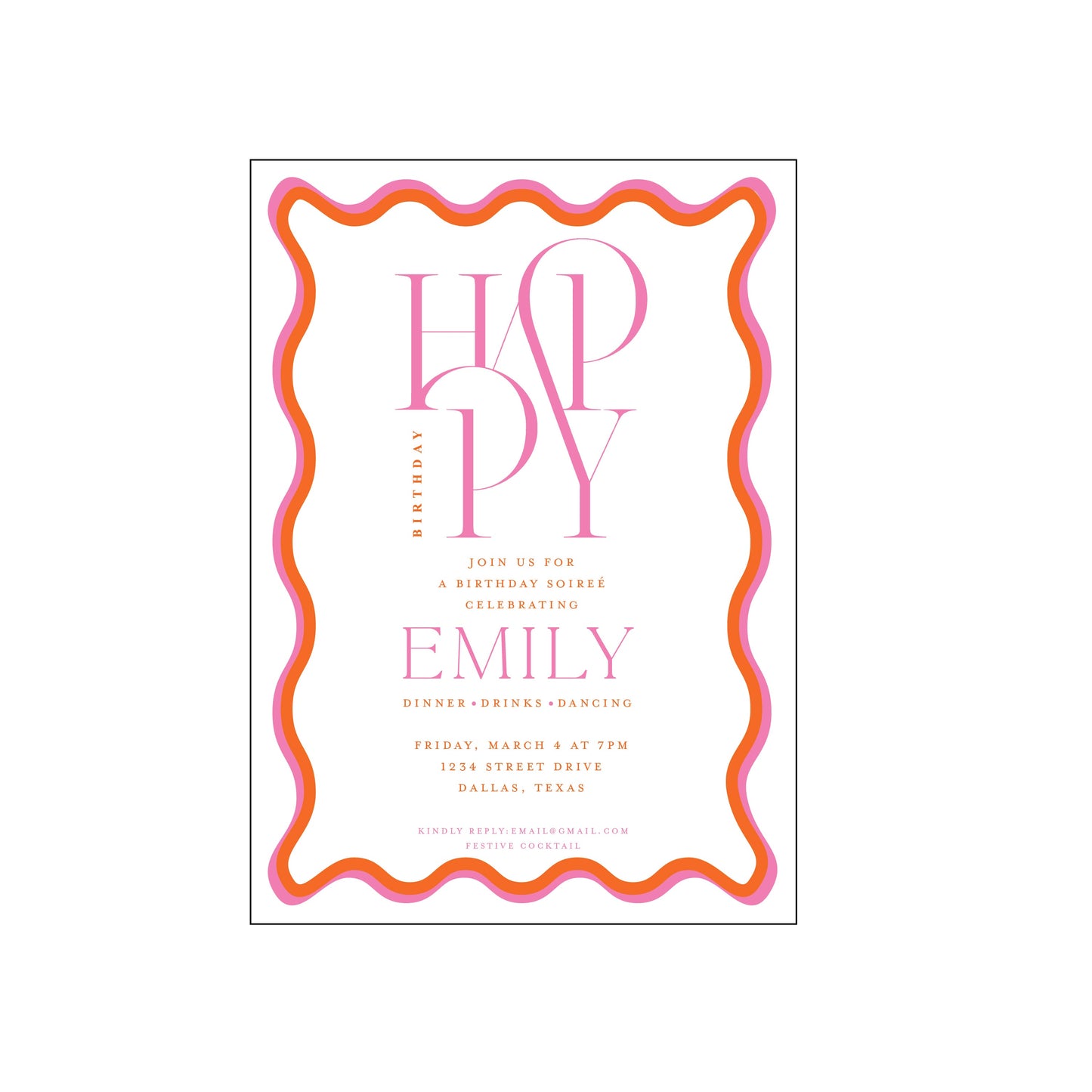 happy | invitation