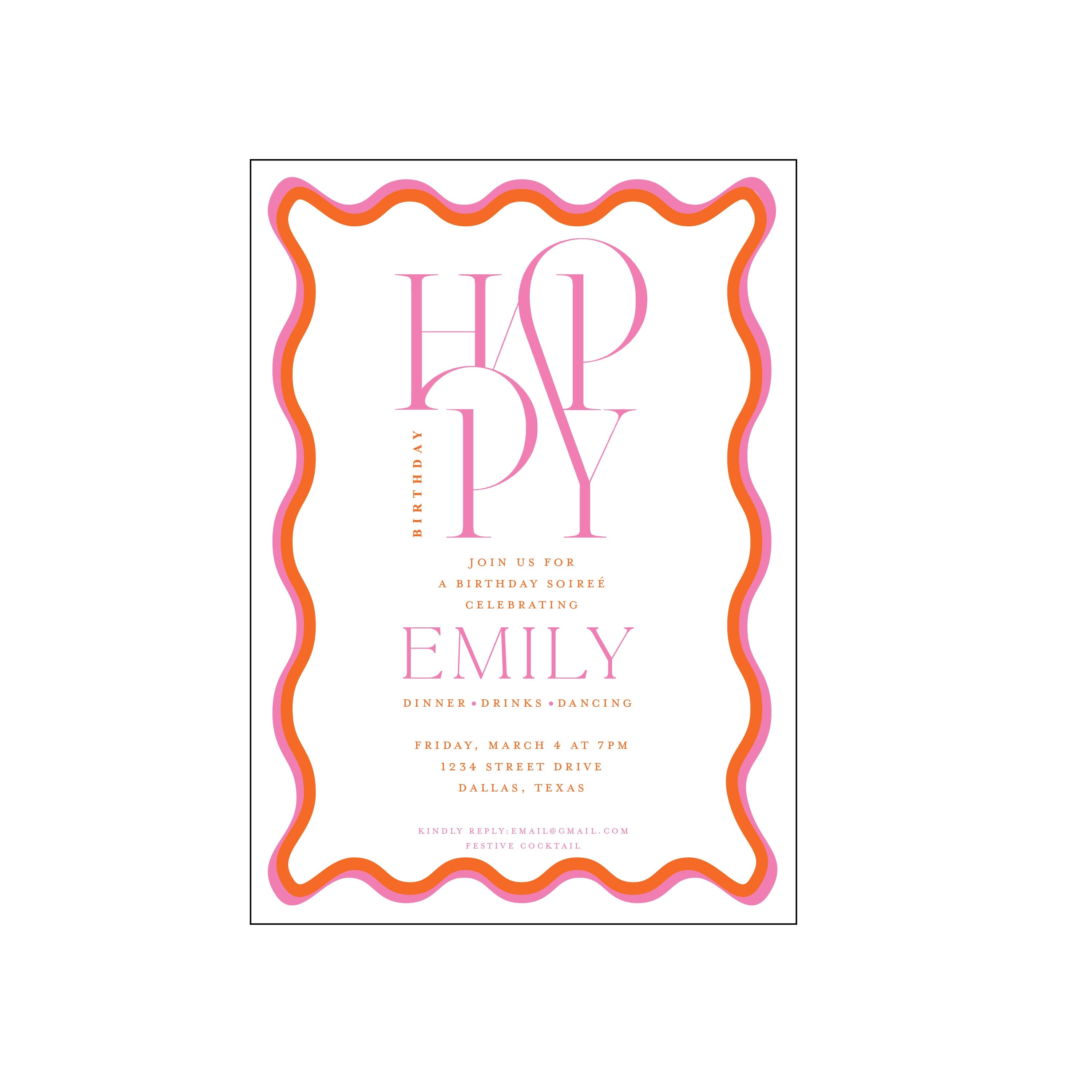 happy | invitation