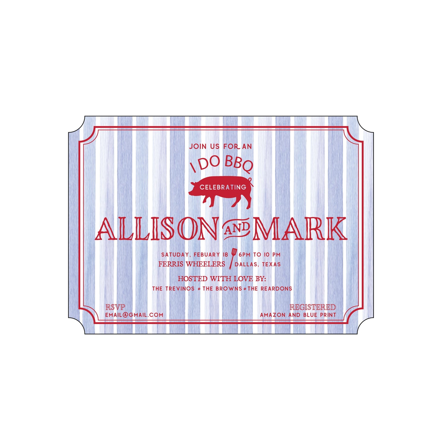 i do bbq | invitation