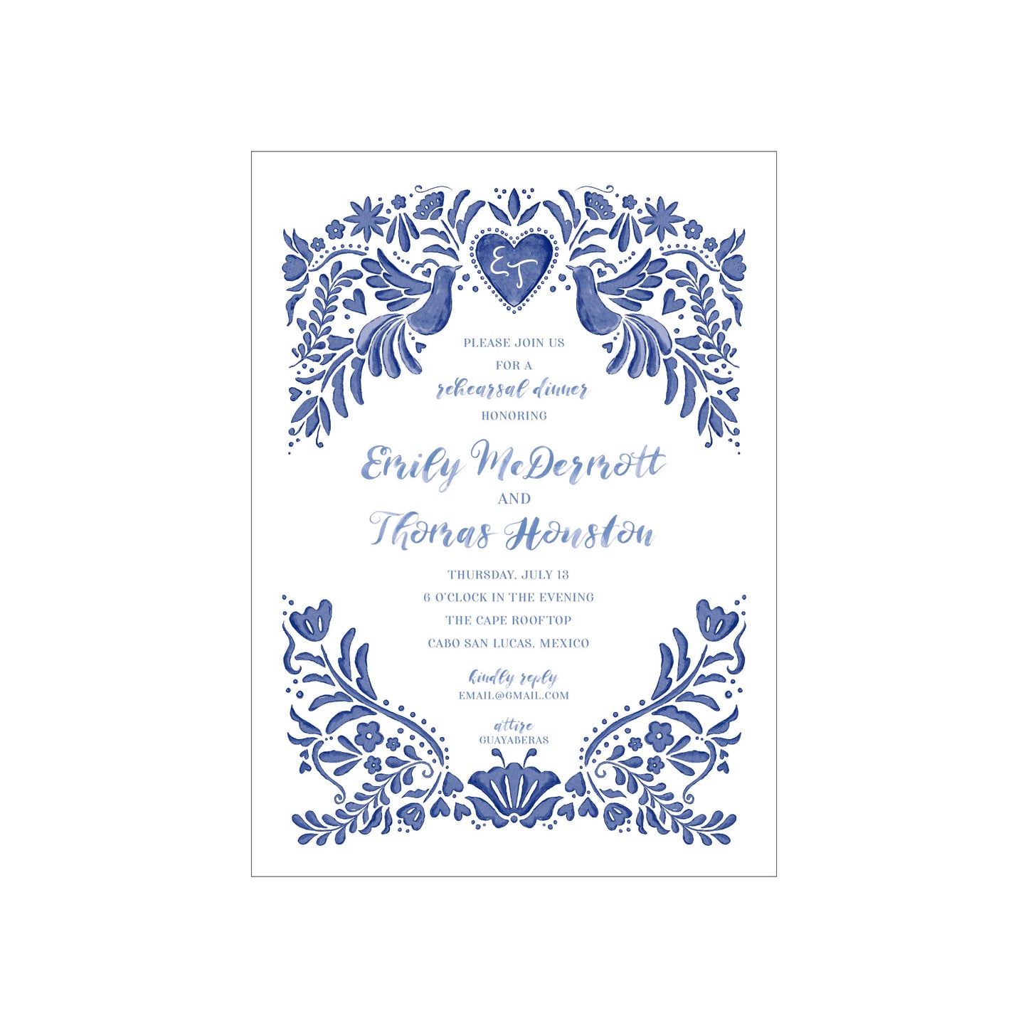 mexican mosaic | invitation
