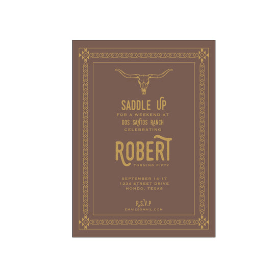 ranch | invitation | specialty printing