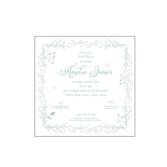 rosemary | invitation | specialty printing