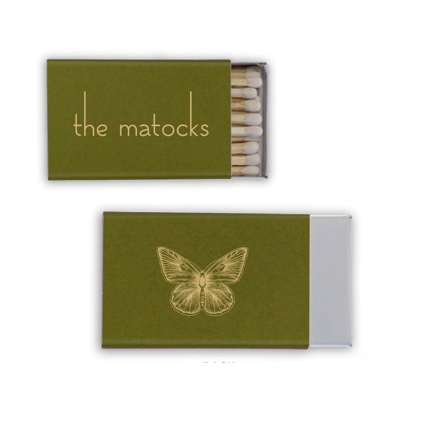 chinois dinner party Personalized Match Boxes