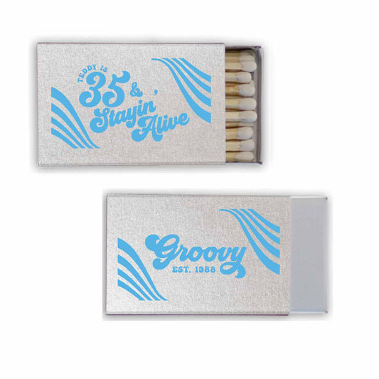 disco Personalized Match Boxes