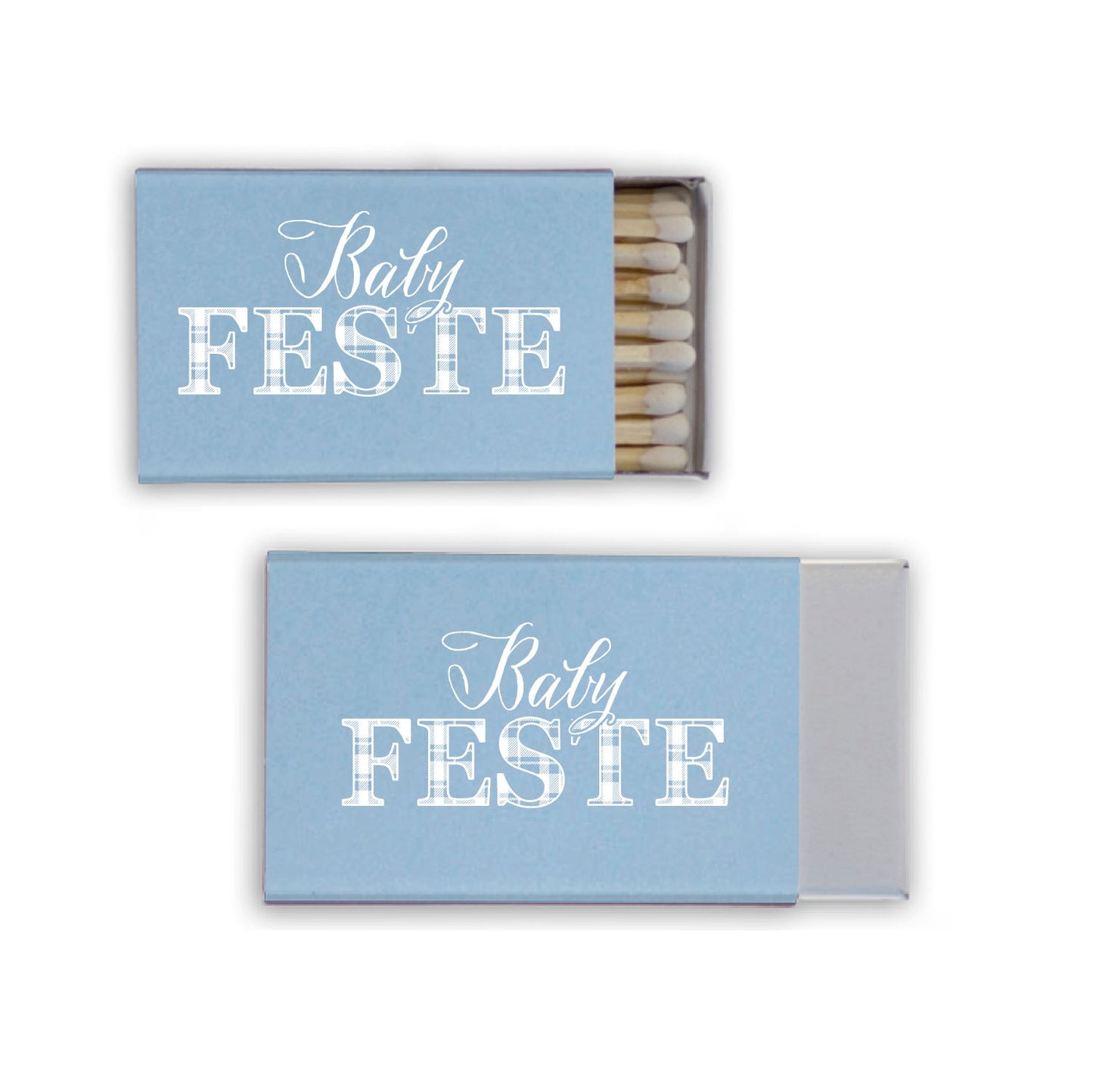 hello baby personalized match boxes