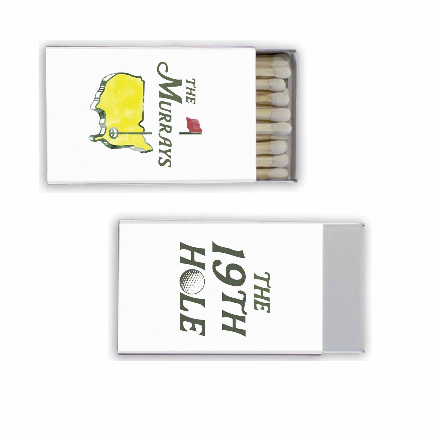 masters personalized match boxes