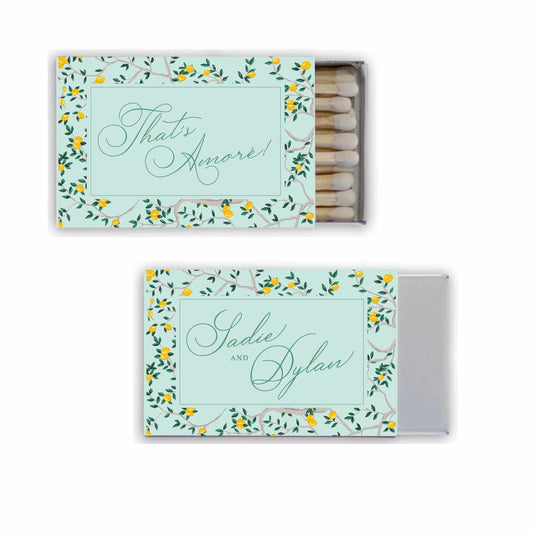 thats amore personalized match boxes