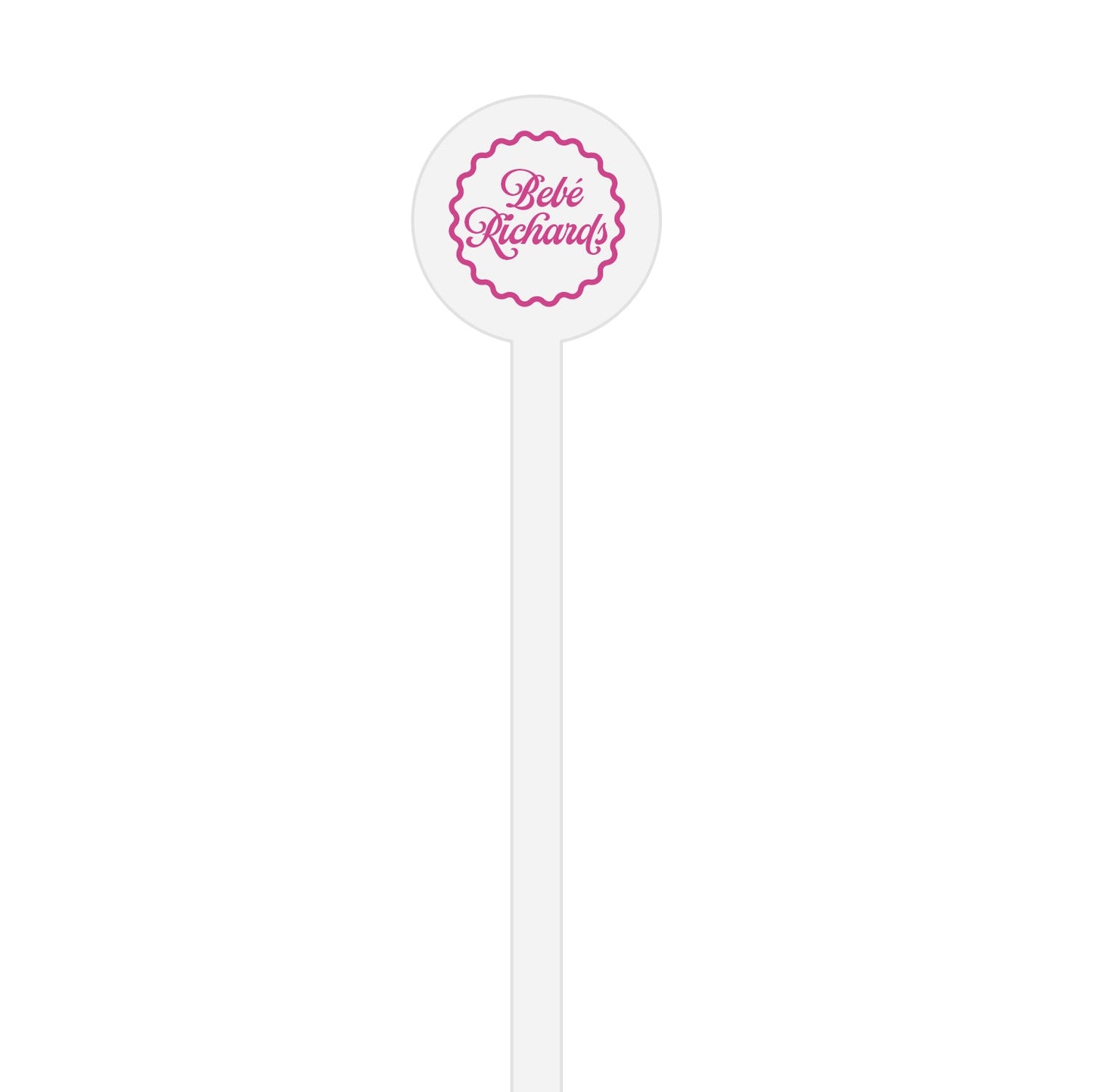 fiesta bebe personalized stir sticks