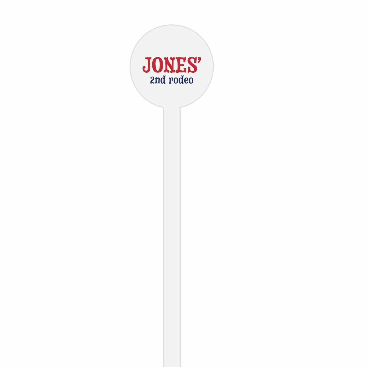 first rodeo personalized stir sticks