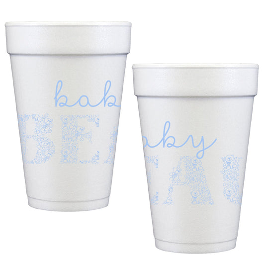 Baby Bear Baby Shower Personalized Styrofoam Cup