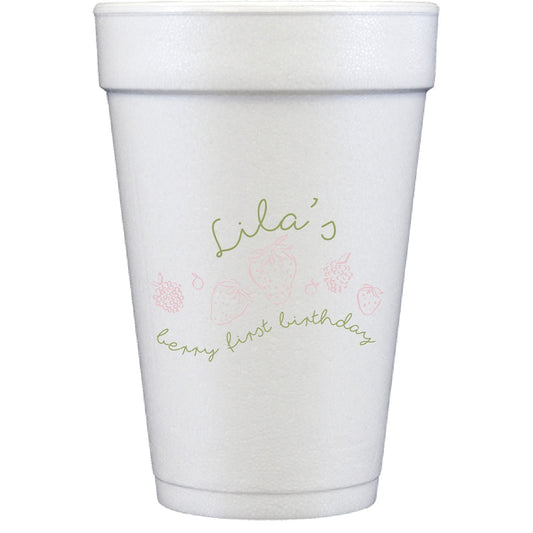 berry | styrofoam cups