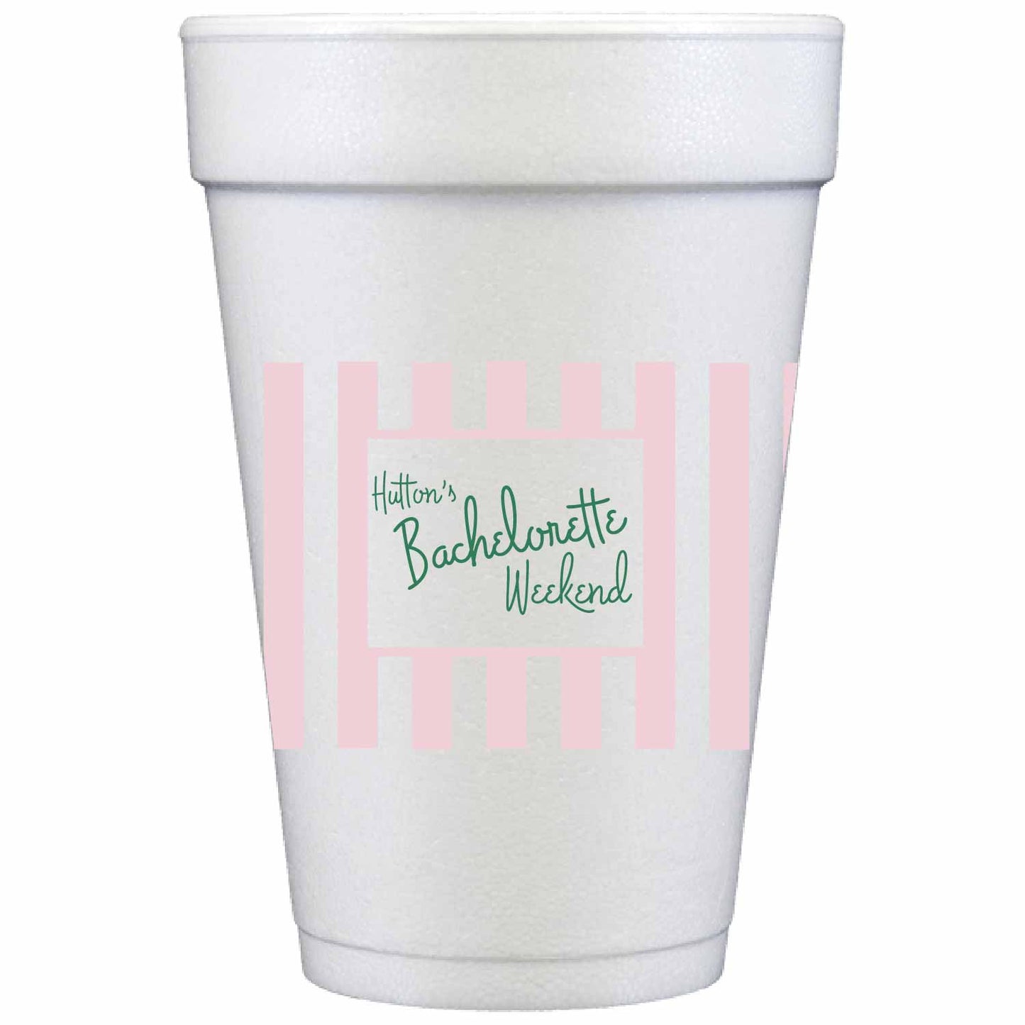 los angeles personalized styrofoam cup