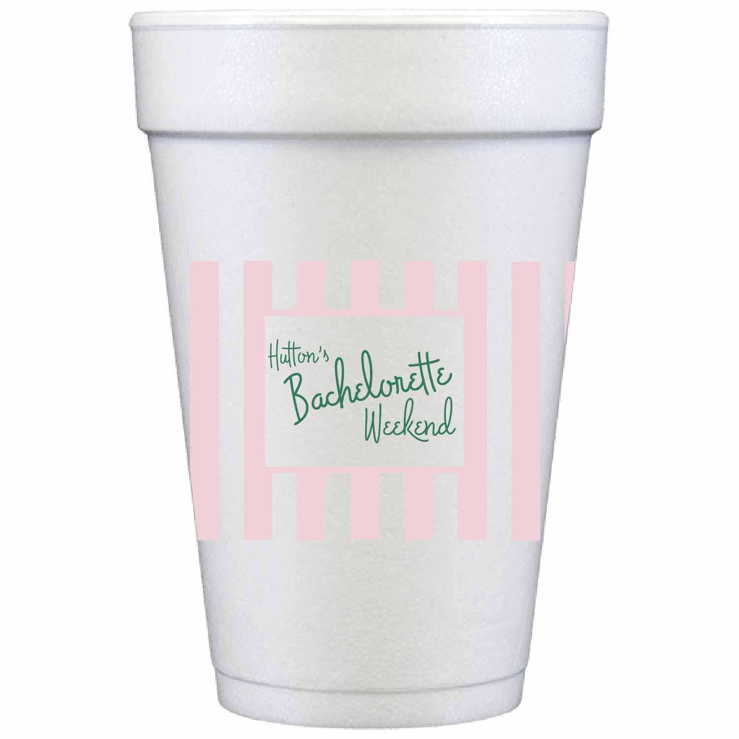 los angeles personalized styrofoam cup
