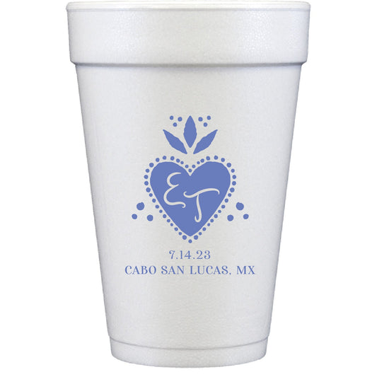 mexican mosaic | styrofoam cups