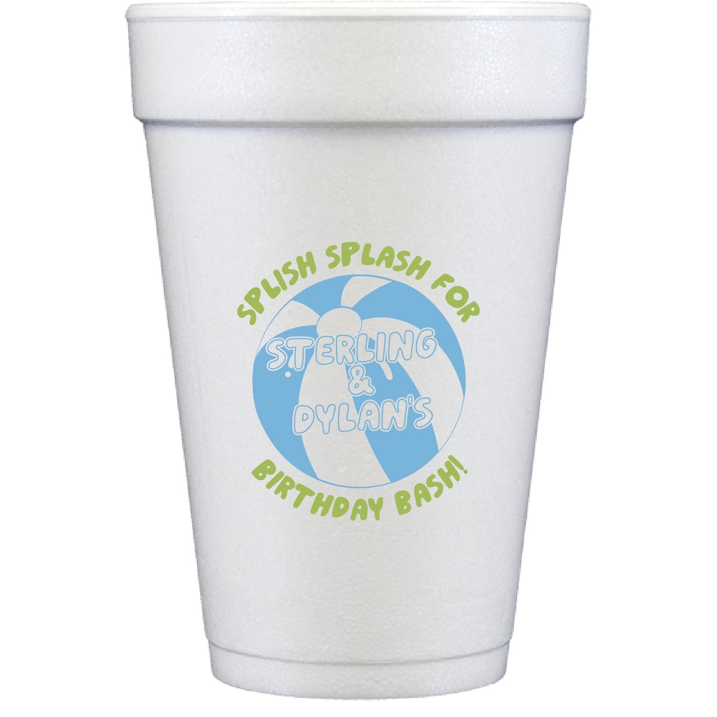 pool party | styrofoam cups