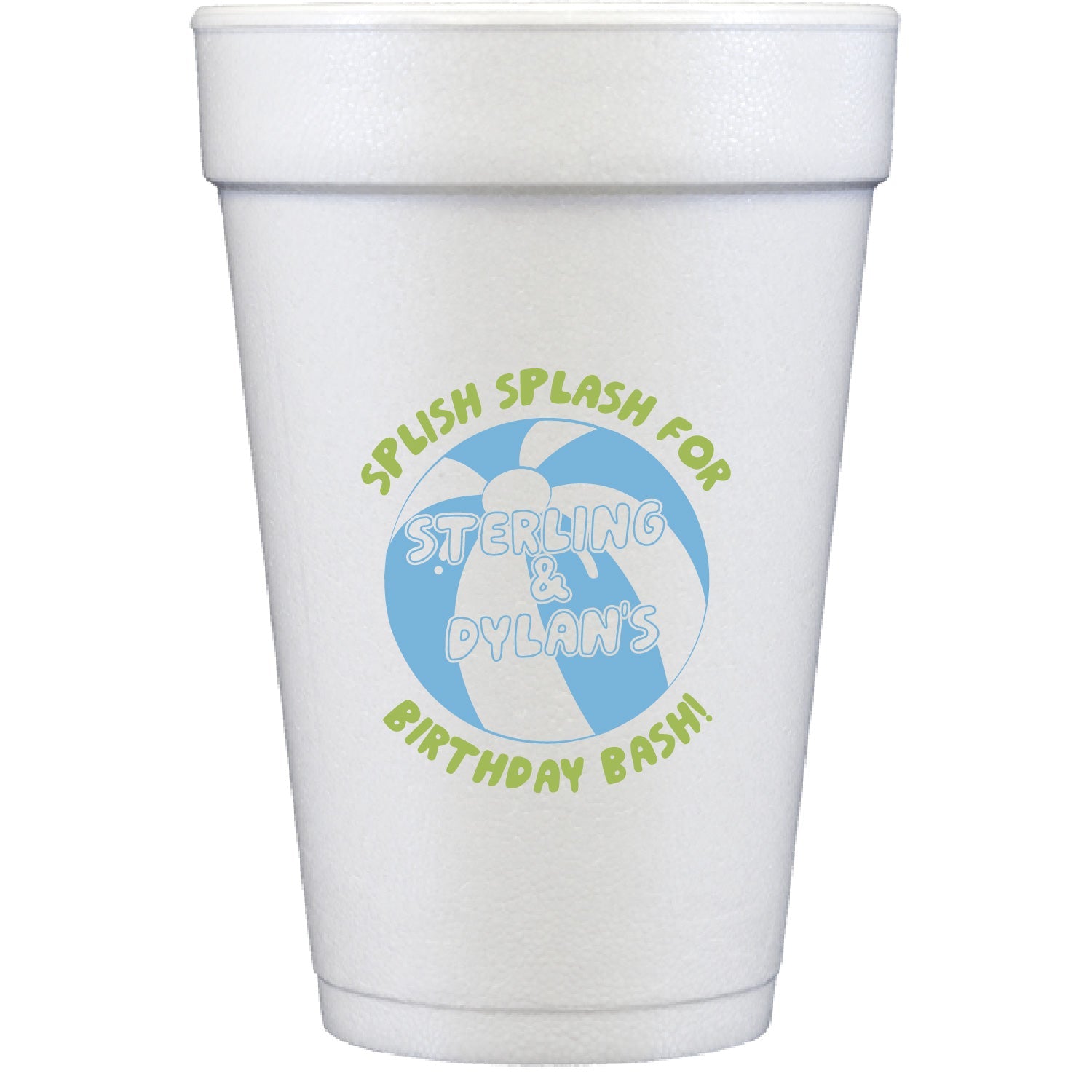 pool party | styrofoam cups