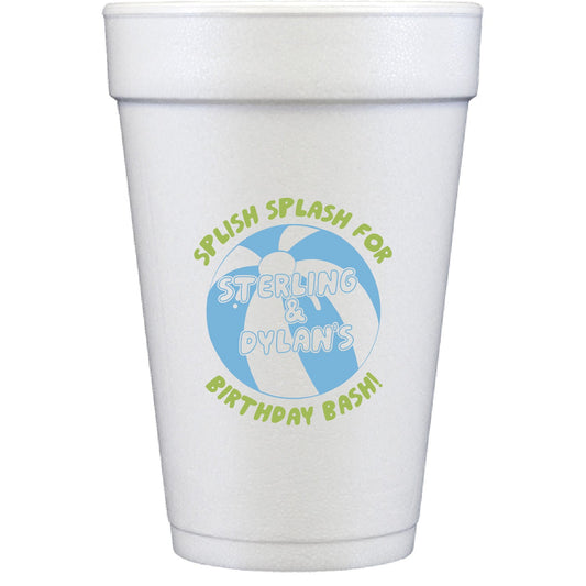 pool party | styrofoam cups