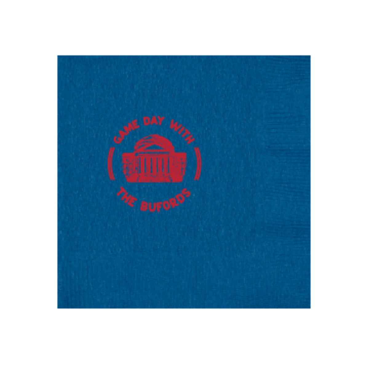 SMU Game Day Personalized Cocktail Napkins