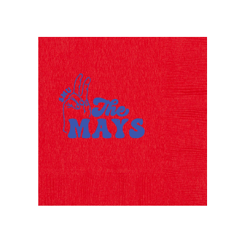 SMU Pony Up Personalized Cocktail Napkins