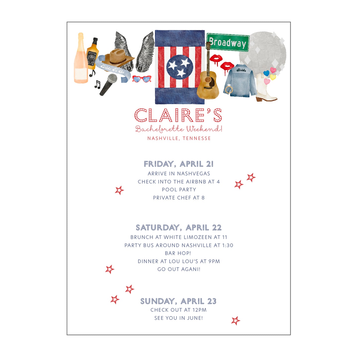 nashville | itinerary