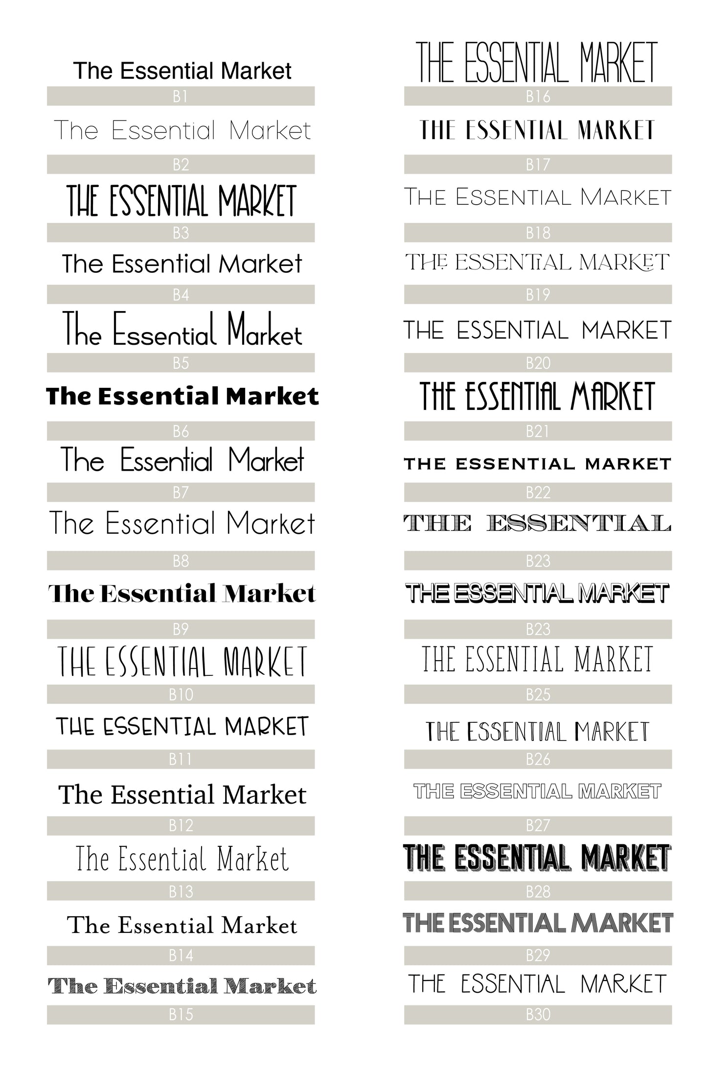 Font option