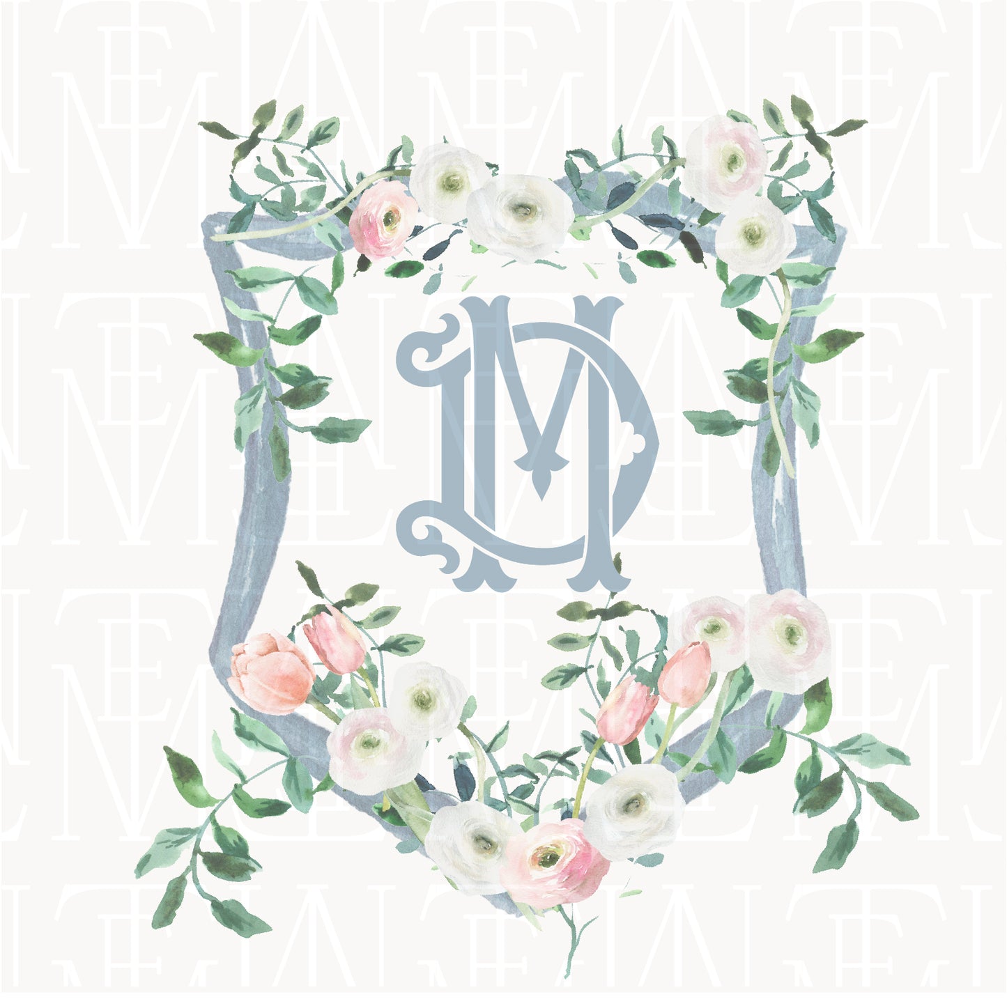 semi-custom crest / watercolor 03
