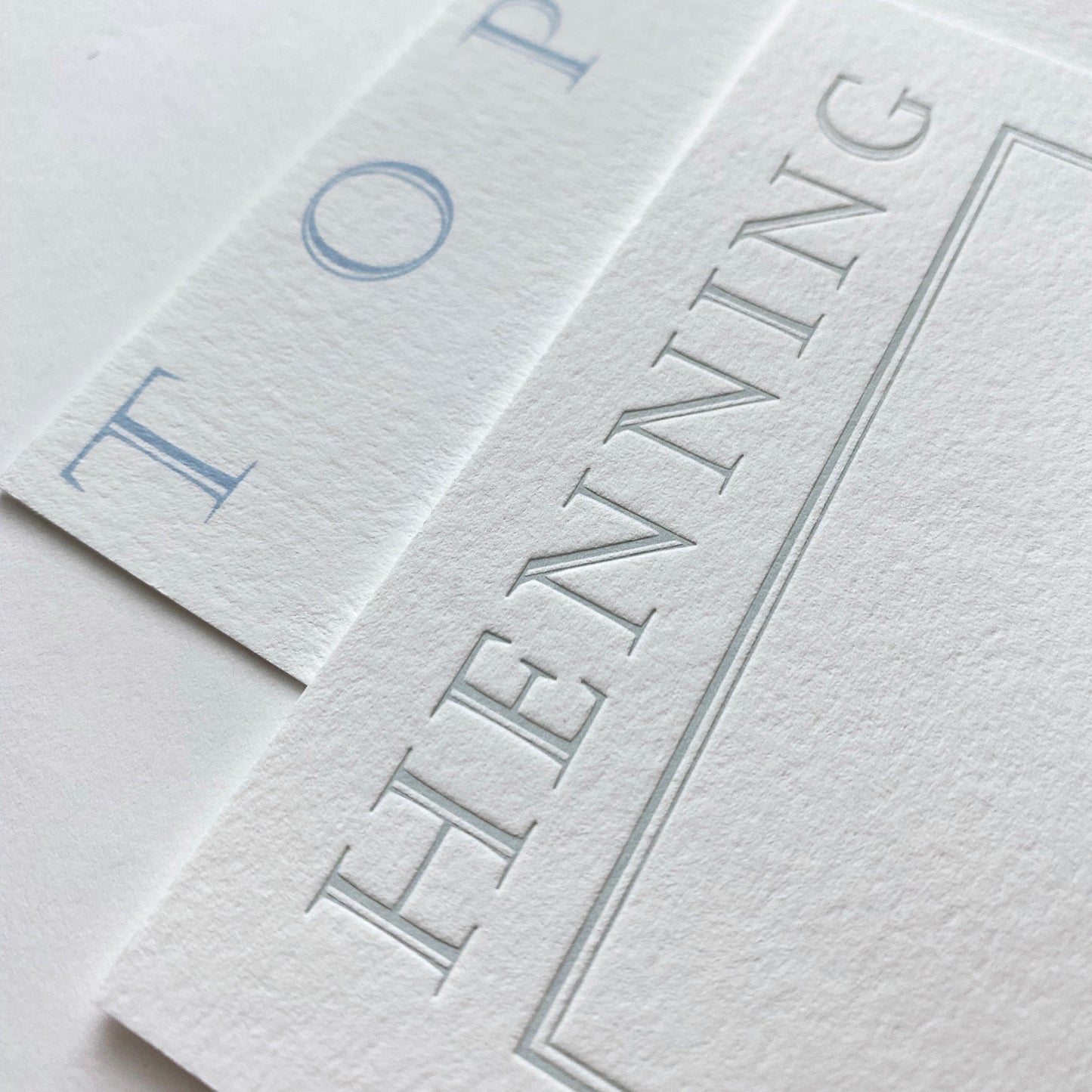 classic calligraphy | birth announcement