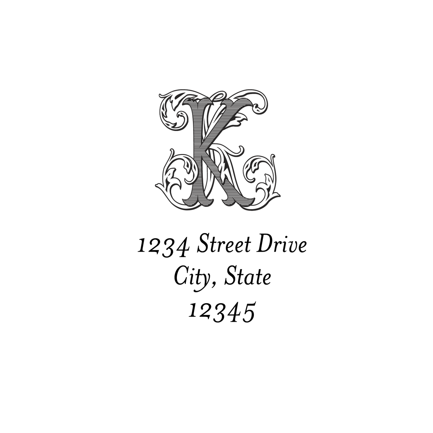 style #13 | return address stamp