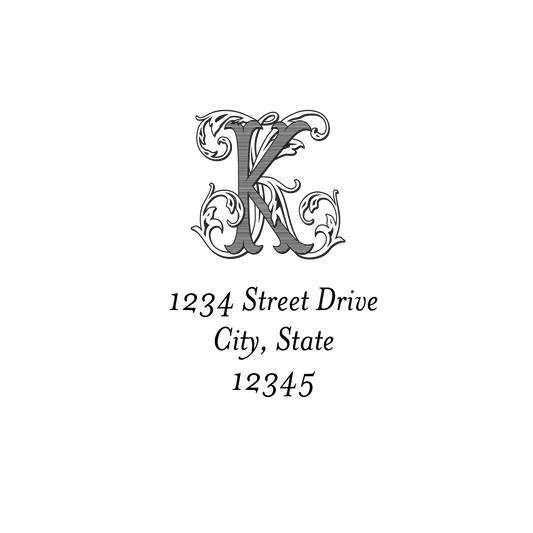 style #13 | return address stamp