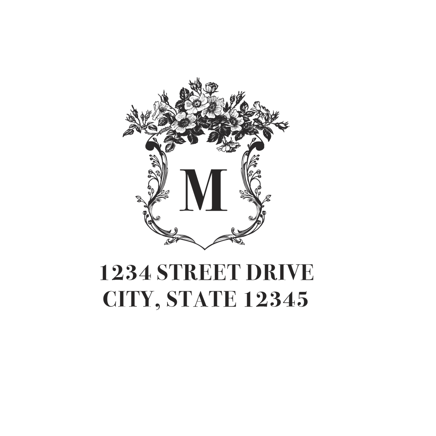style #16 | return address stamp